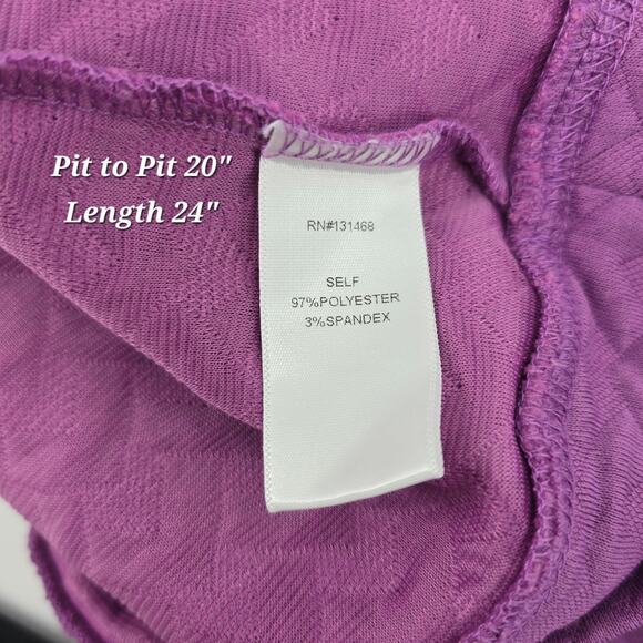 Fate Quilted Puff Sleeve Sweatshirt – Size Large (Dusty Orchid) - Picture 5 of 7